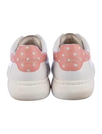 Kate Spade New York Leather Cutout Accent Sneakers