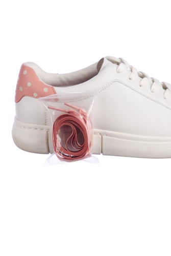 Kate Spade New York Leather Cutout Accent Sneakers