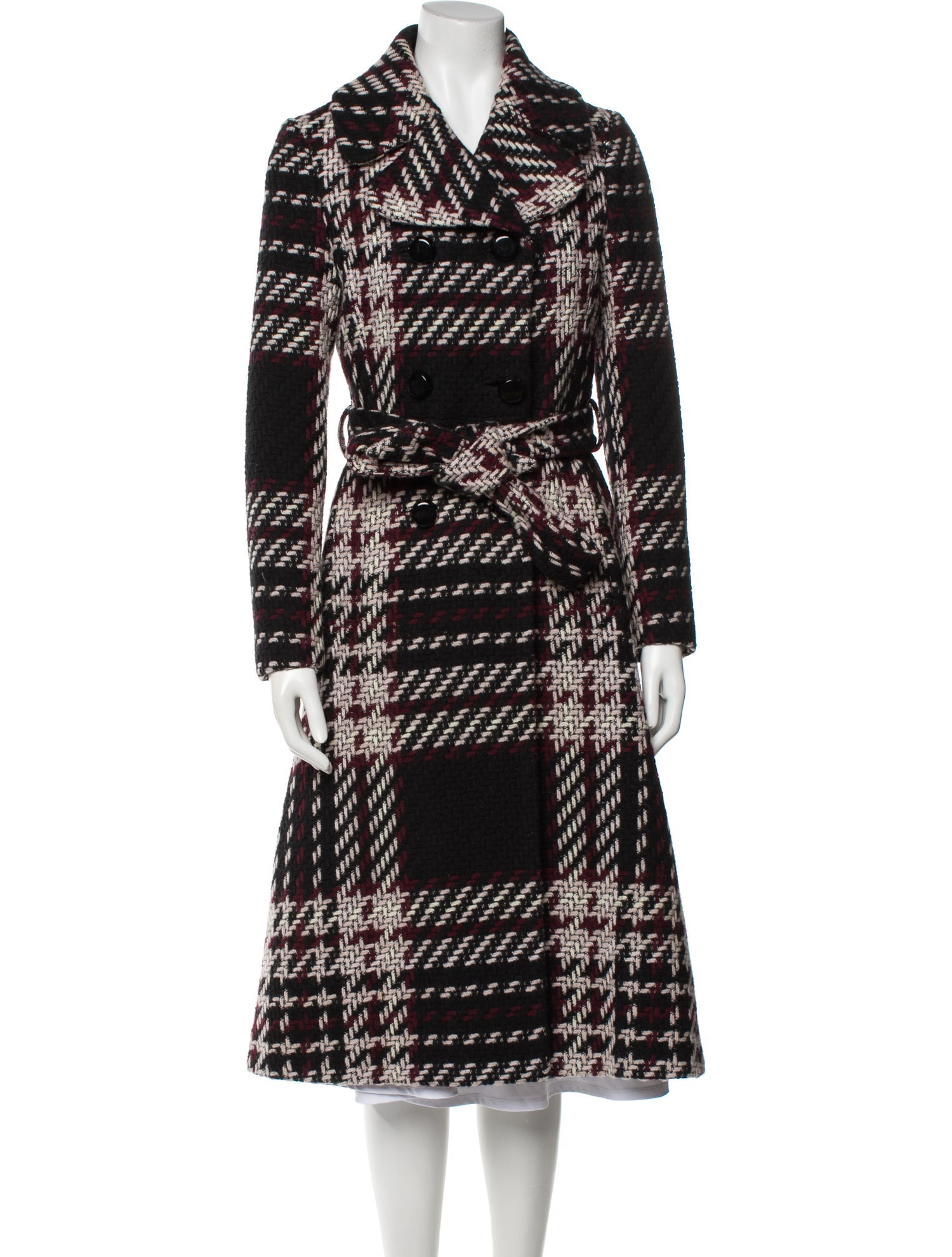 Kate Spade New York Wool Tweed Pattern Coat