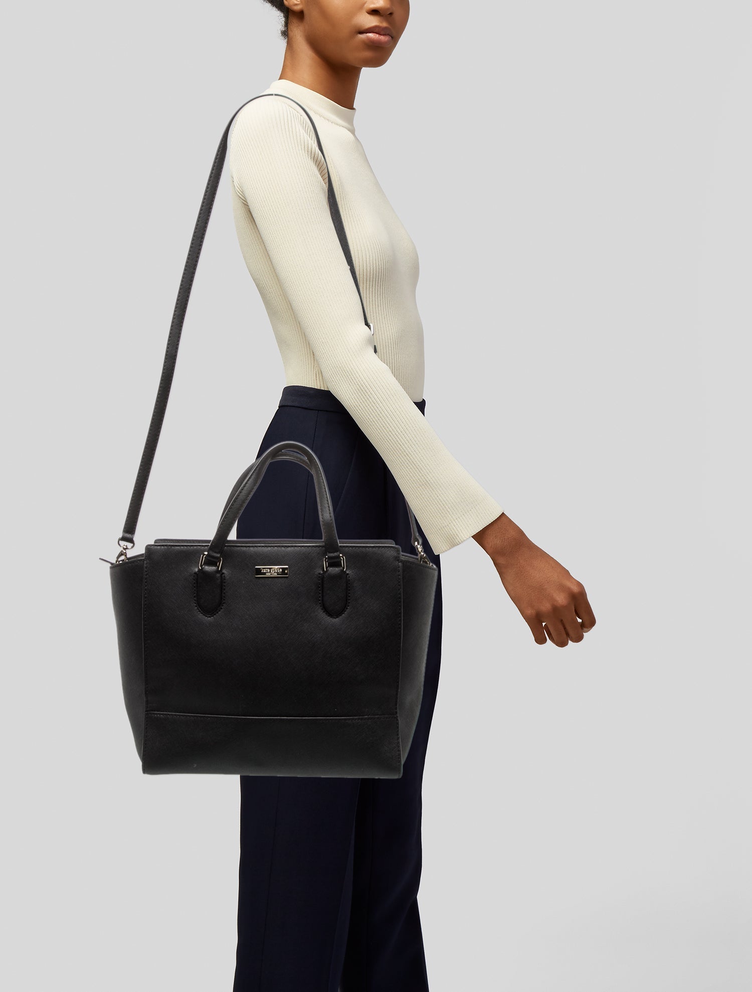 Kate Spade New York Saffiano Leather Top Handle Bag