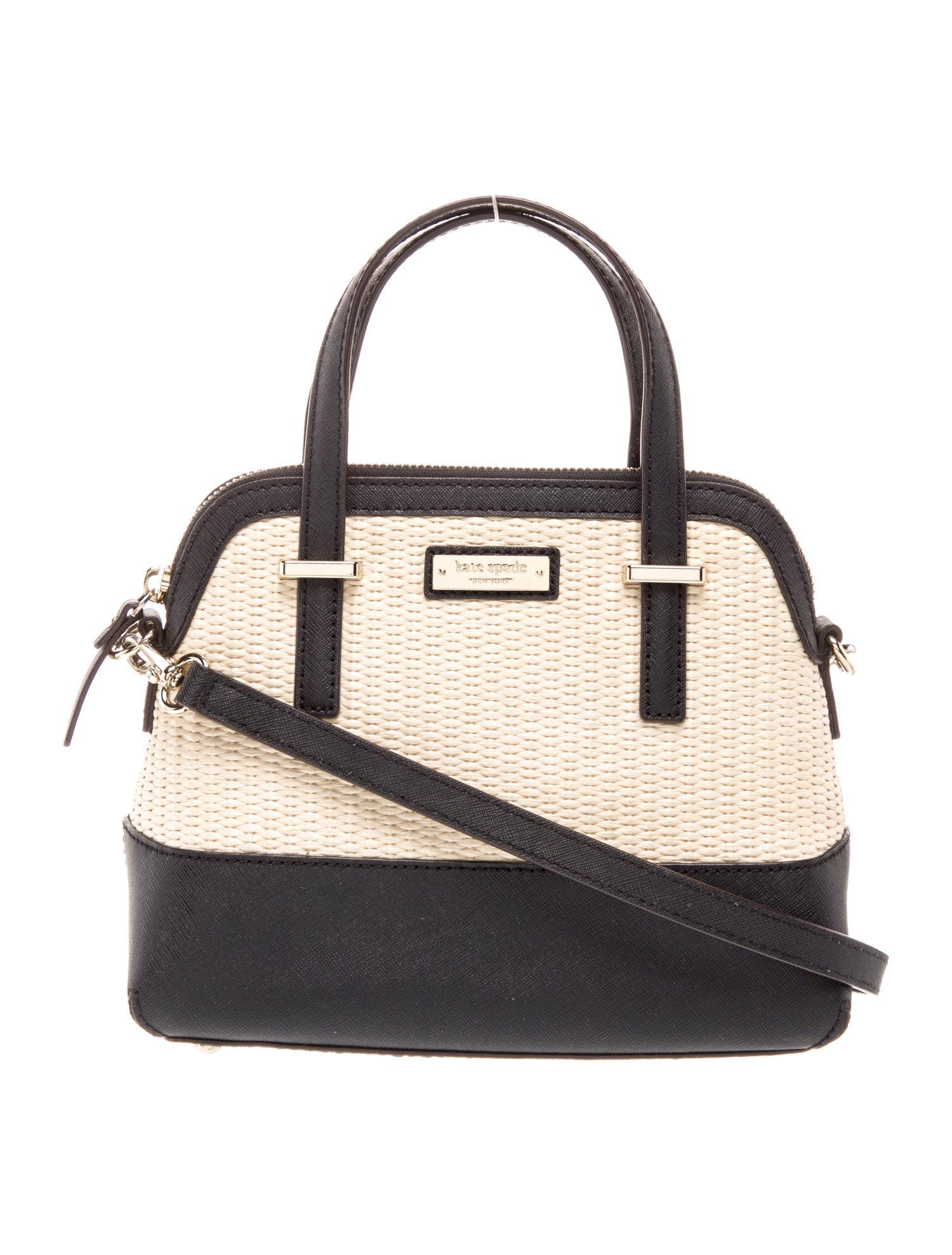 Kate Spade New York Raffia Top Handle Bag