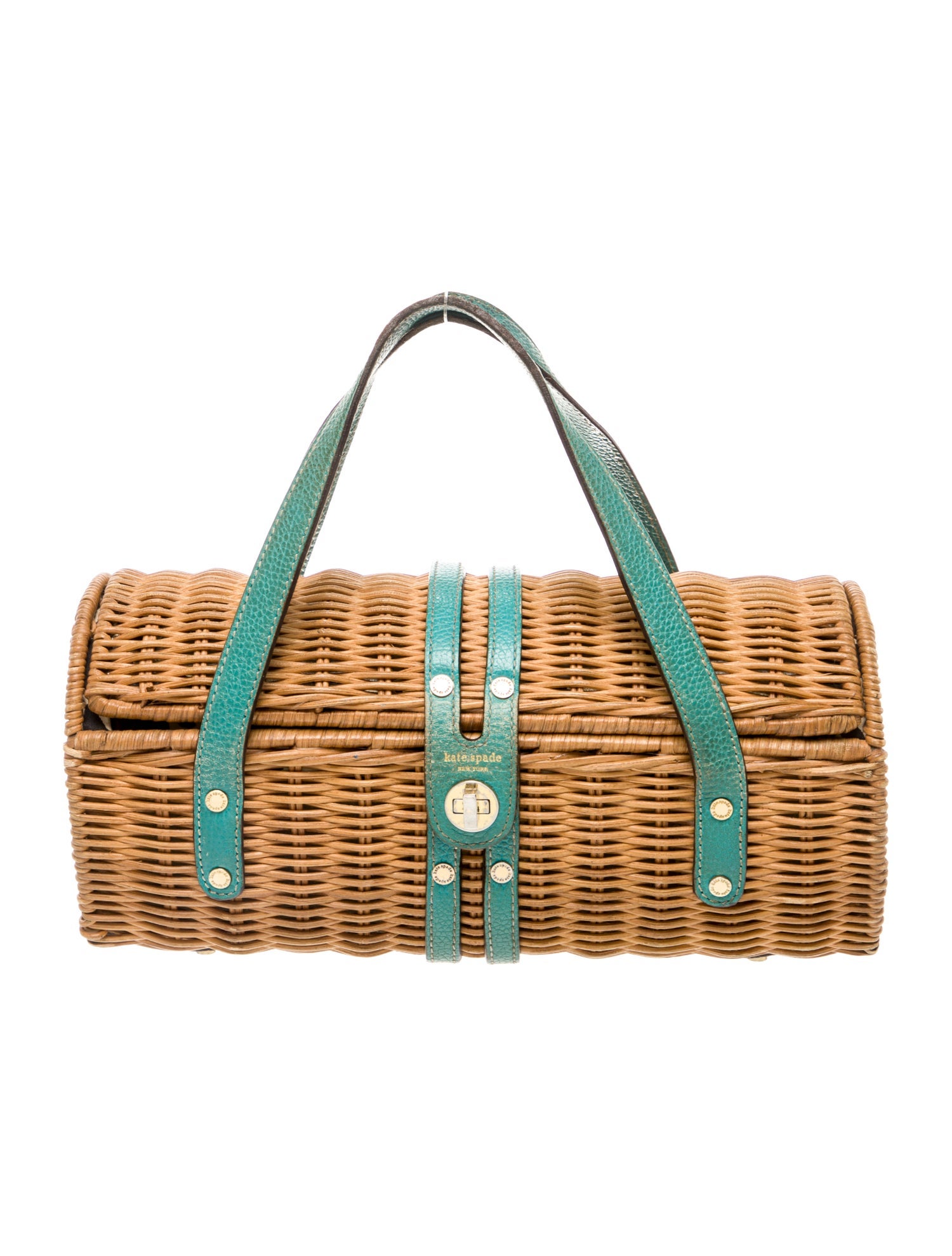 Kate Spade New York Wicker Top Handle Bag