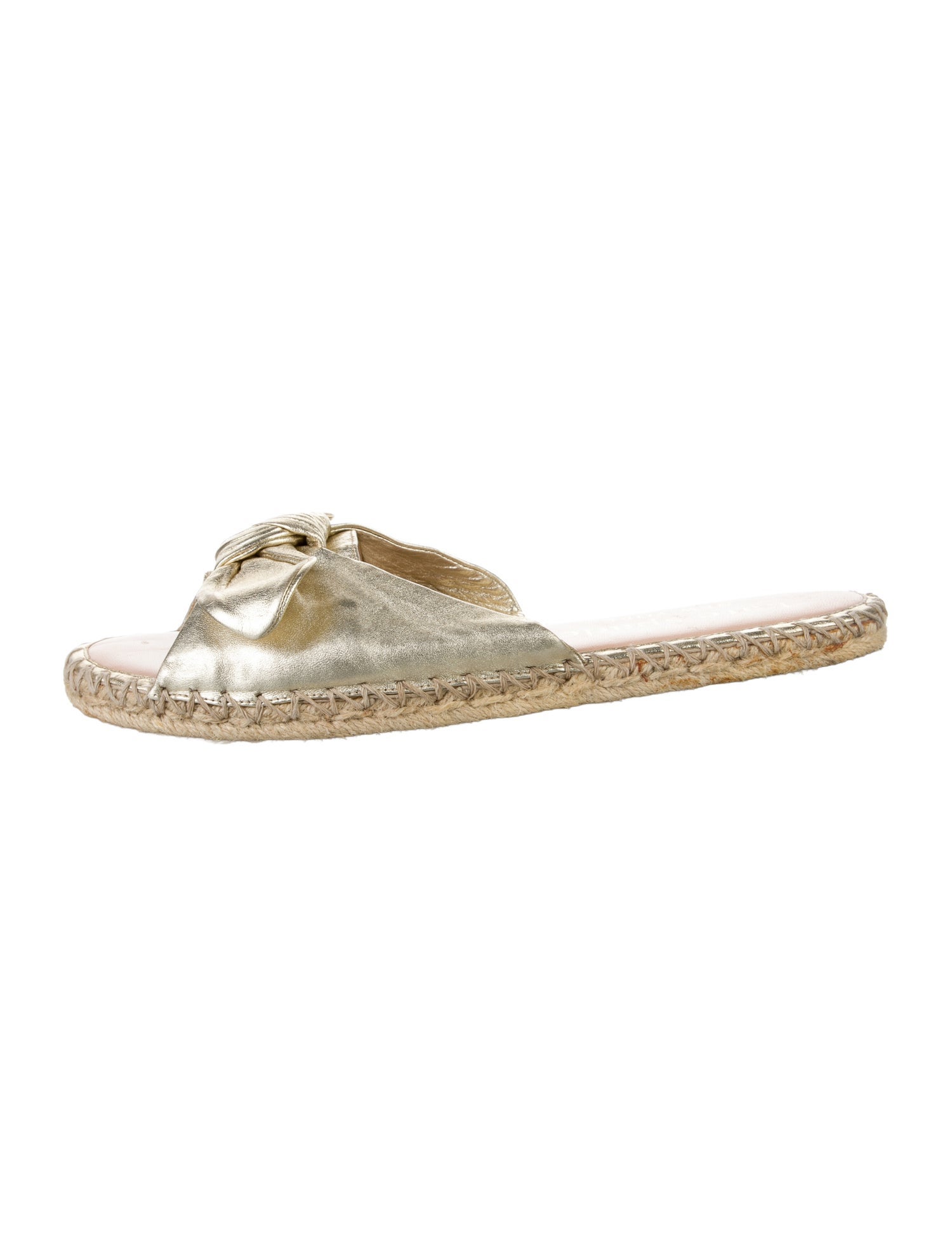 Kate Spade New York Leather Bow Accents Espadrilles