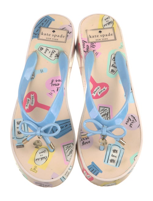 Kate Spade New York Rubber Printed Flip Flops
