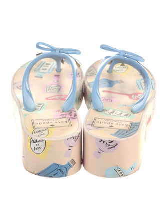 Kate Spade New York Rubber Printed Flip Flops