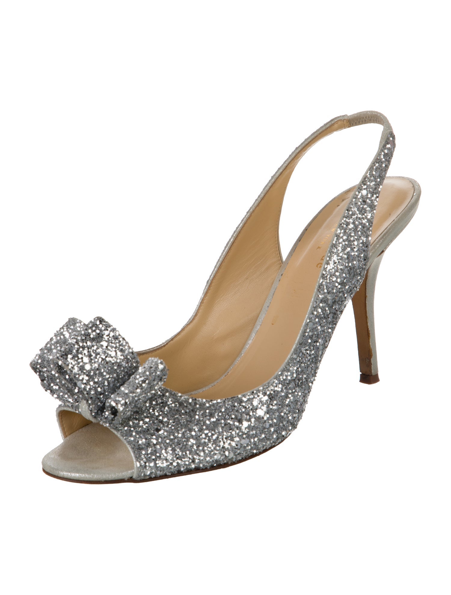 Kate Spade New York Glitter Glitter Accents Slingback Pumps