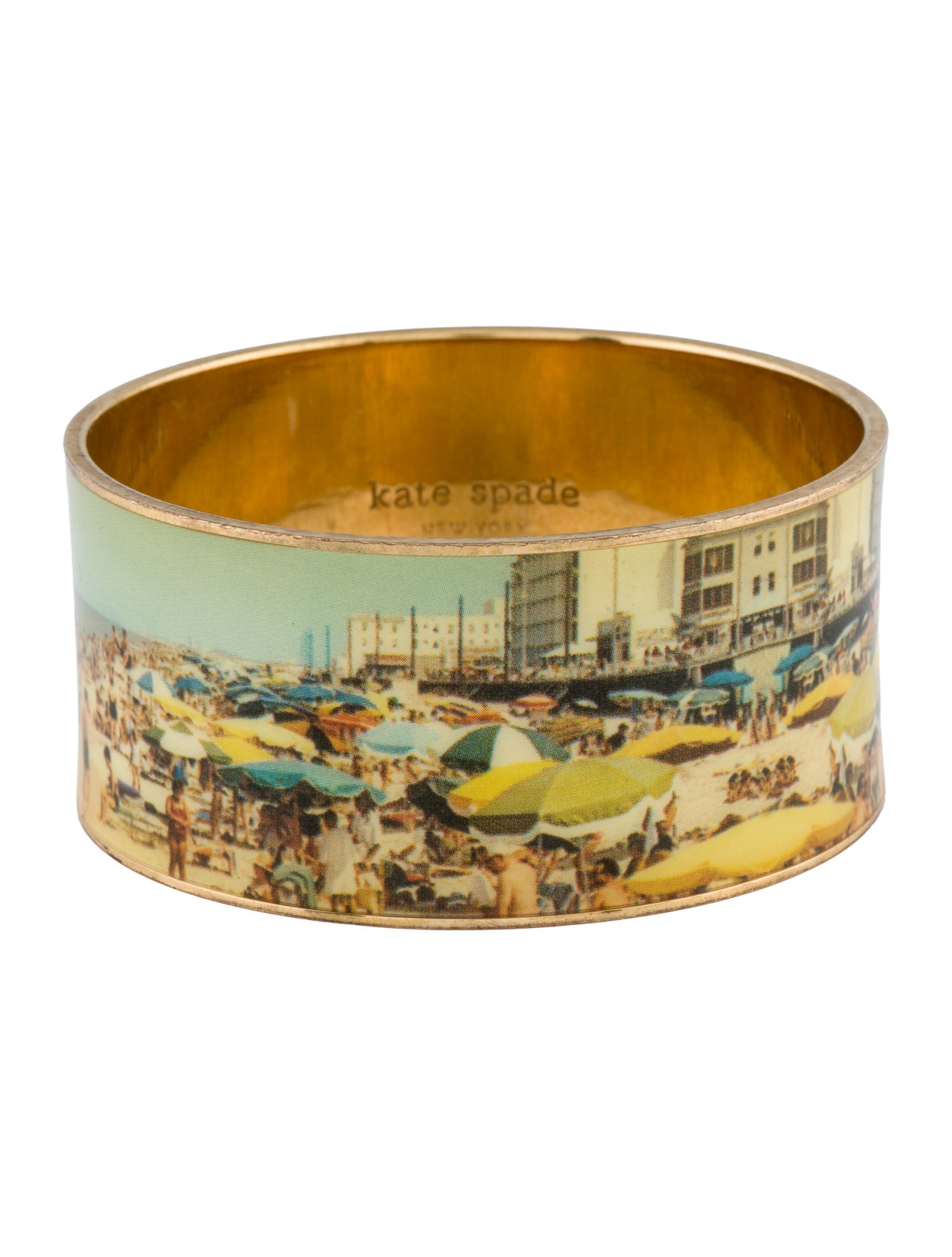 Kate Spade New York Enamel Wish You Were Here Bangle Bracelet