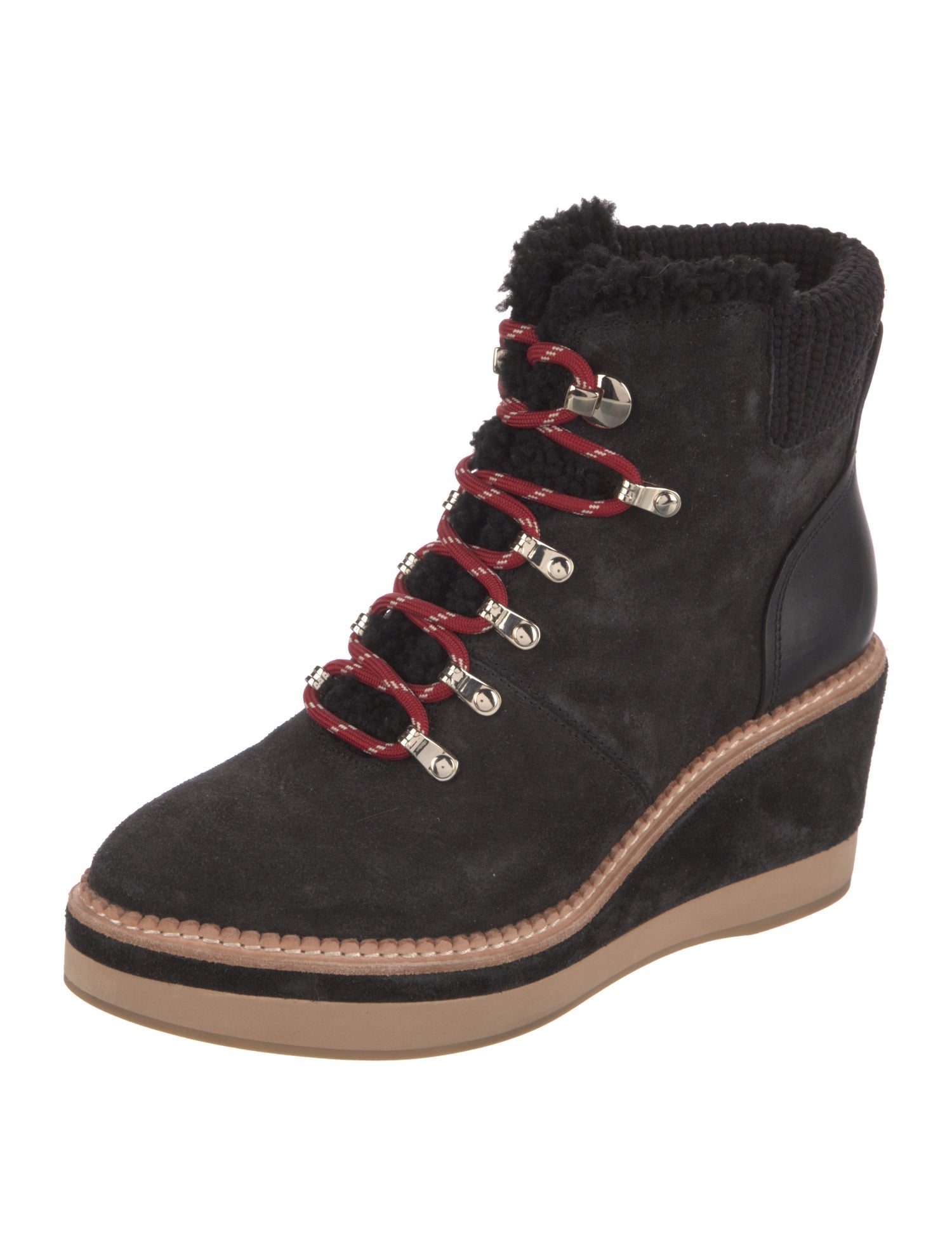 Kate Spade New York Suede Lace-Up Boots