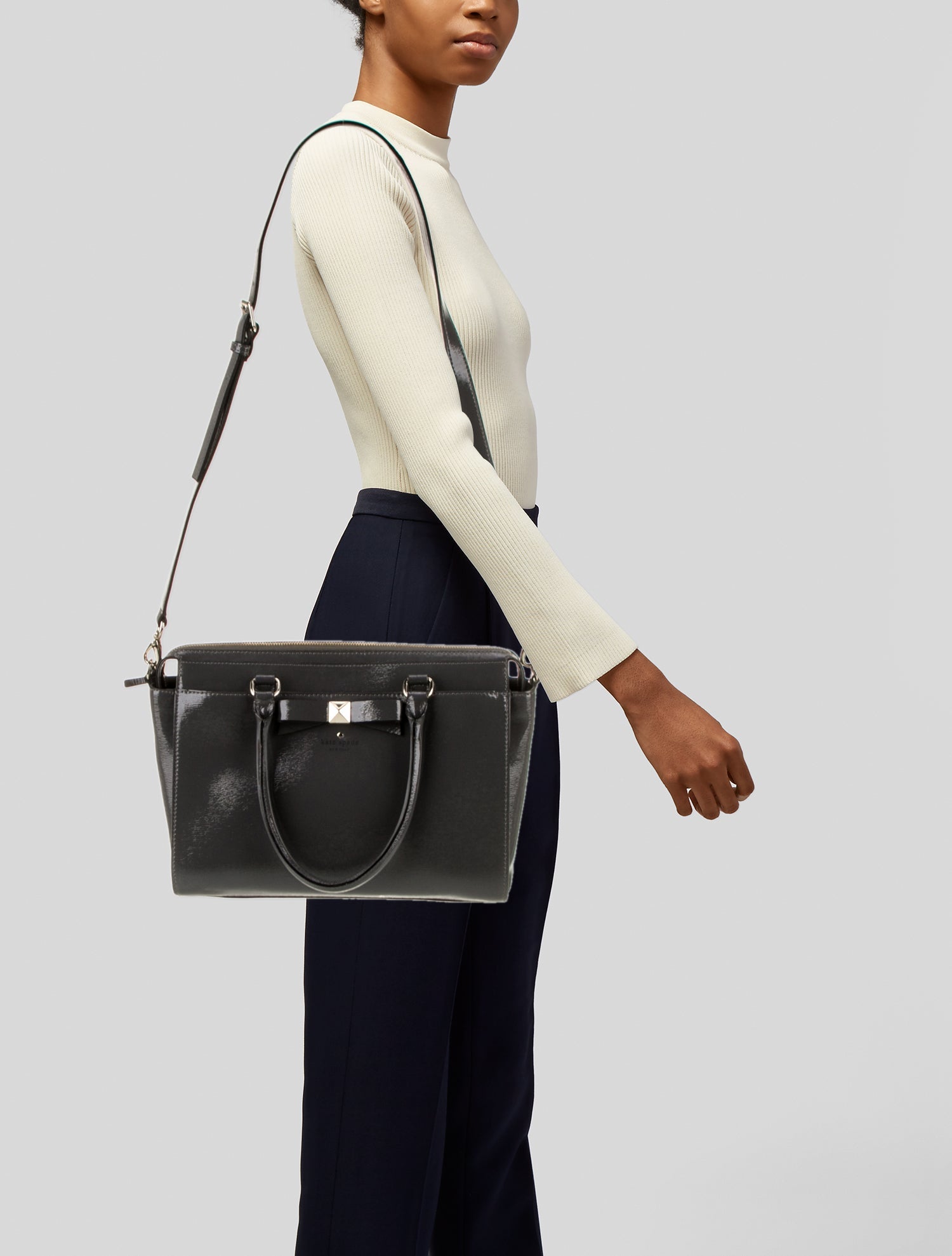 Kate Spade New York Patent Leather Top Handle Bag