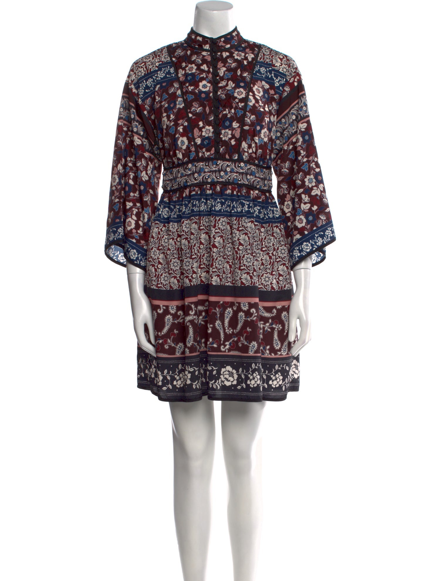 Kate Spade New York Paisley Print Mini Dress