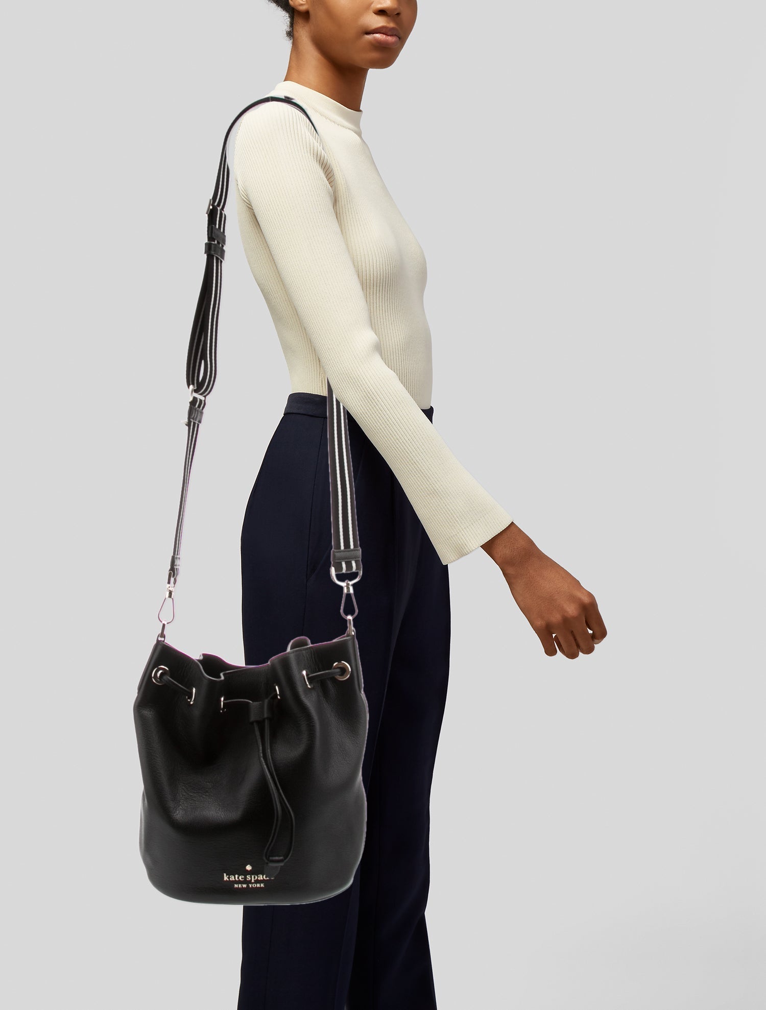 Kate Spade New York Leather Bucket Bag