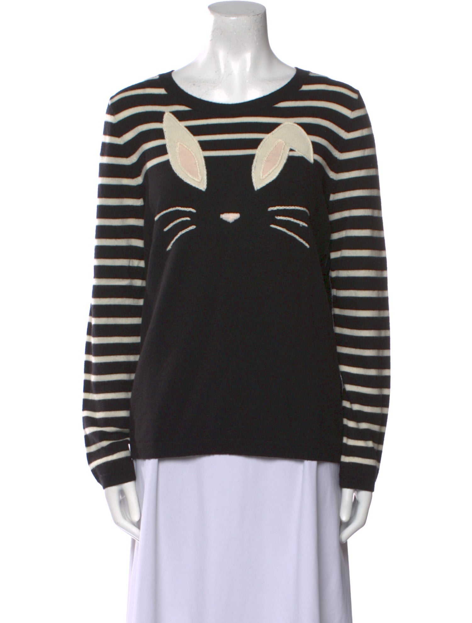 Kate Spade New York Striped Scoop Neck Sweater