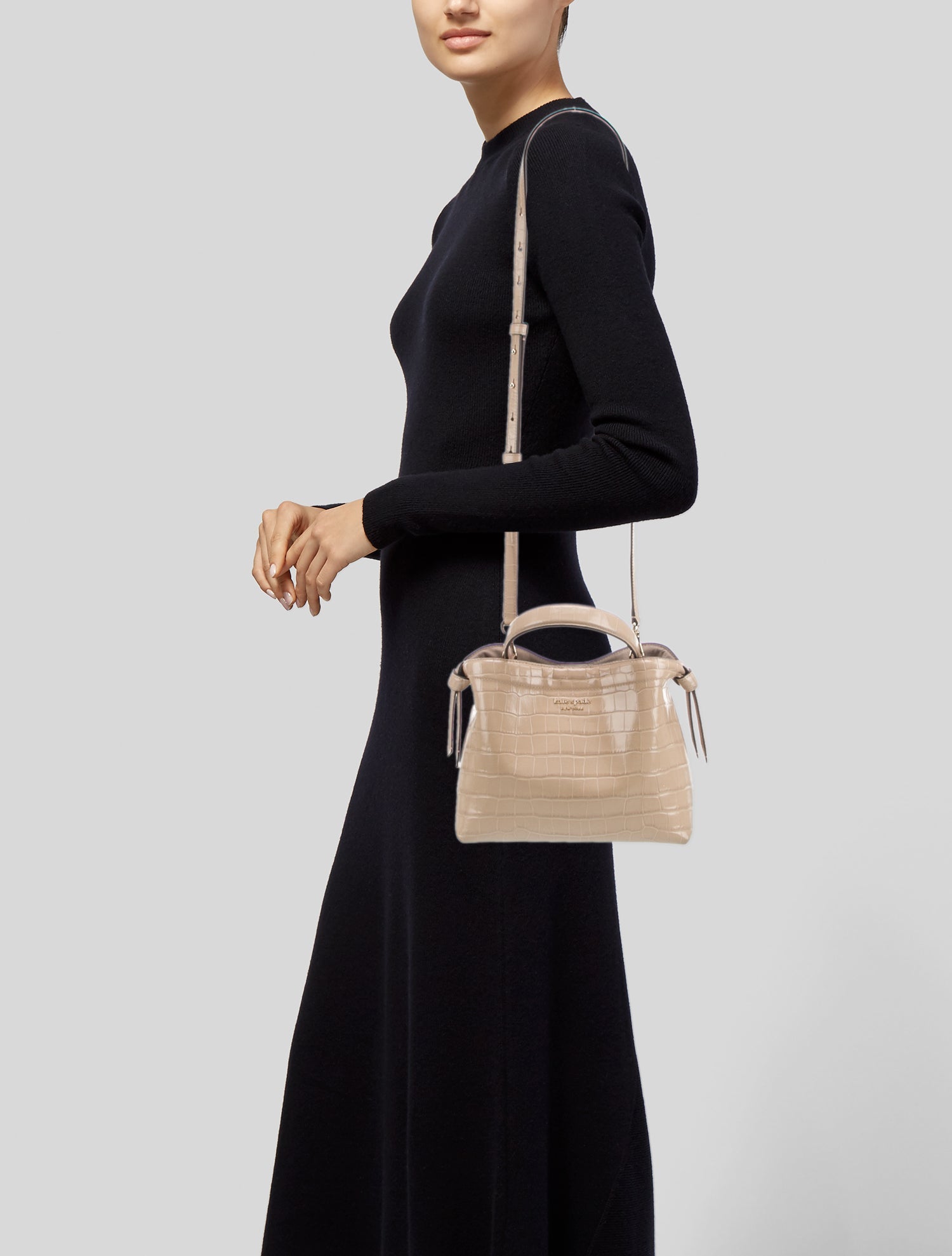 Kate Spade New York Embossed Leather Shoulder Bag