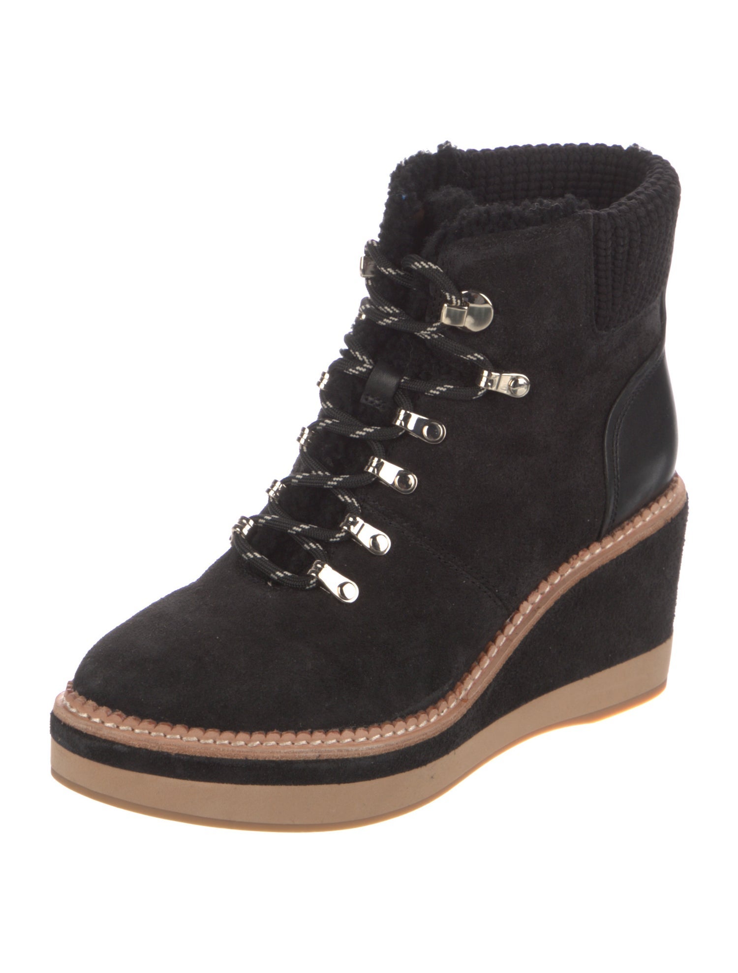 Kate Spade New York Suede Lace-Up Boots