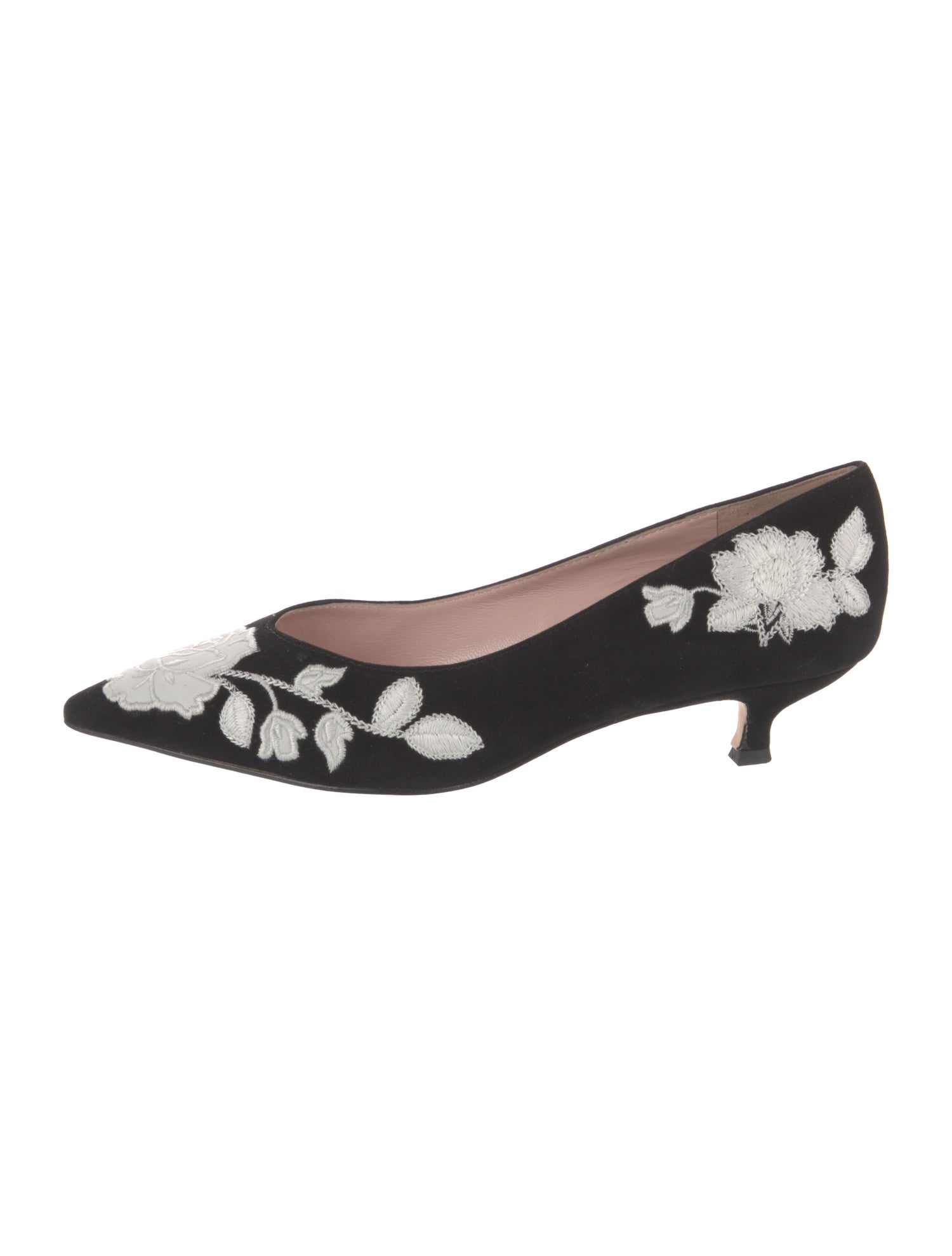 Kate Spade New York Suede Floral Print Mules