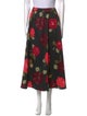 Kate Spade New York Floral Print Midi Length Skirt