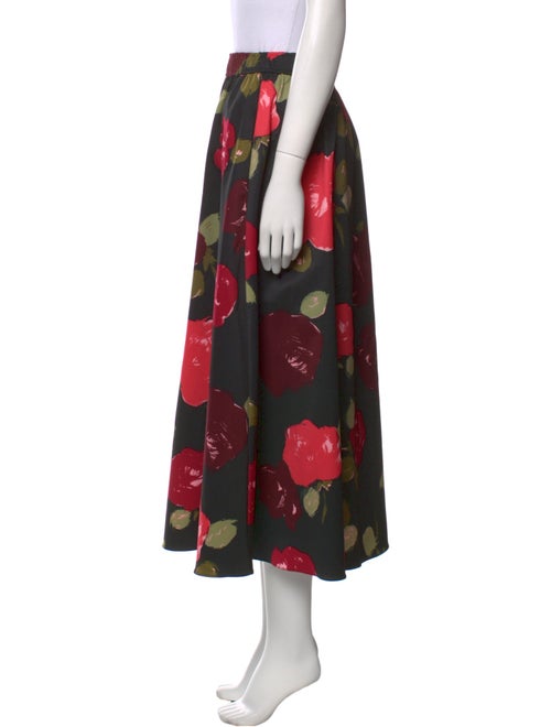 Kate Spade New York Floral Print Midi Length Skirt