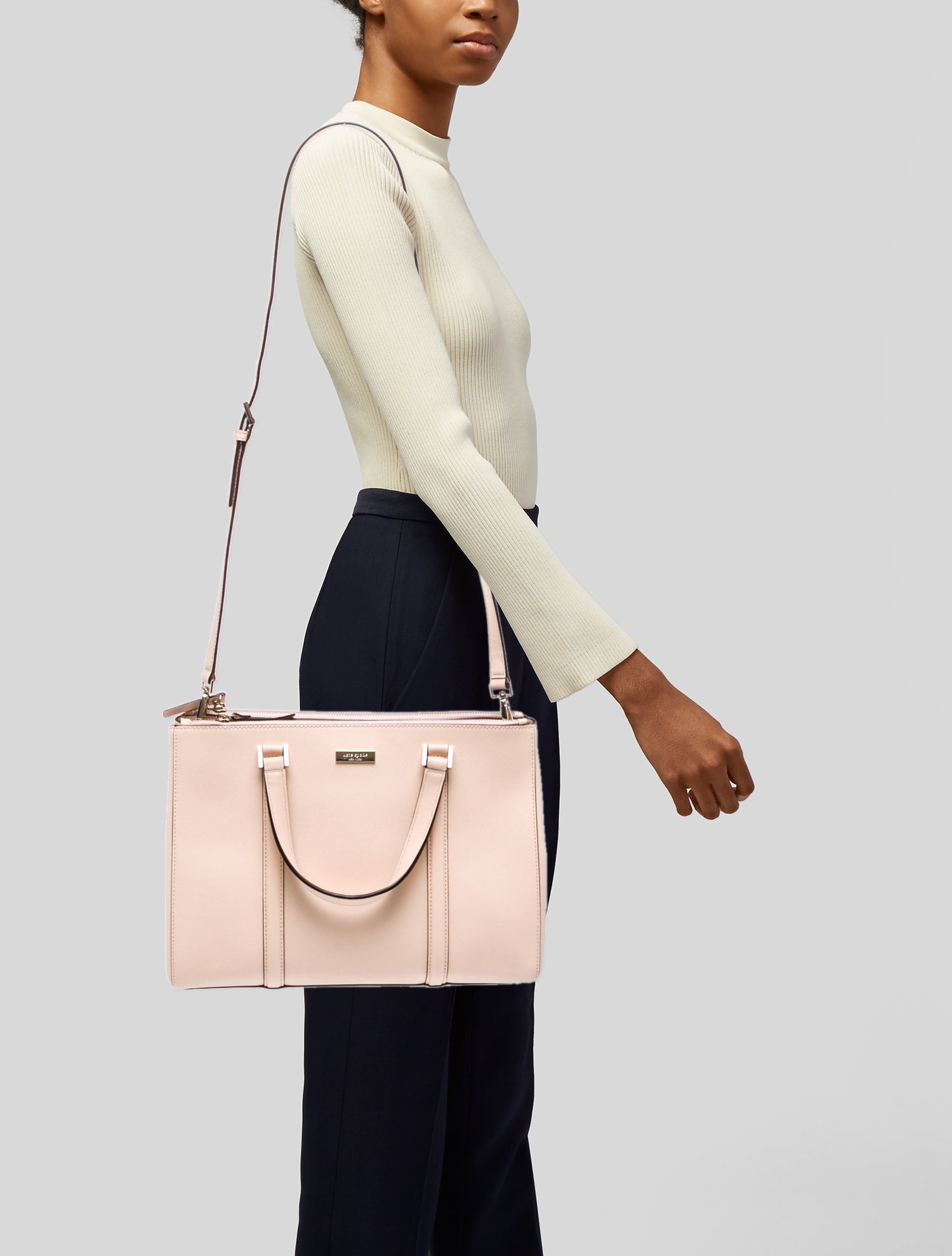 Kate Spade New York Saffiano Leather Top Handle Bag
