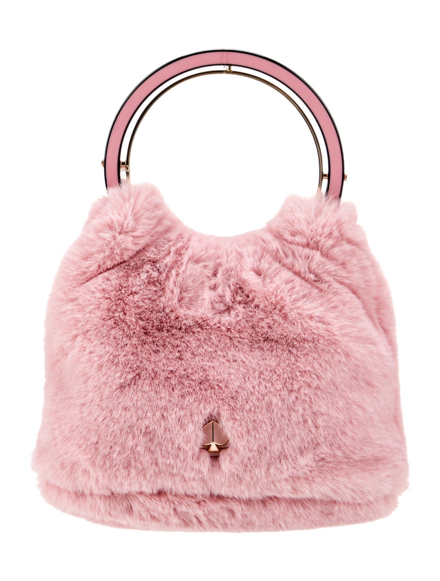 Kate Spade New York Faux Fur Top Handle Bag w/ Tags
