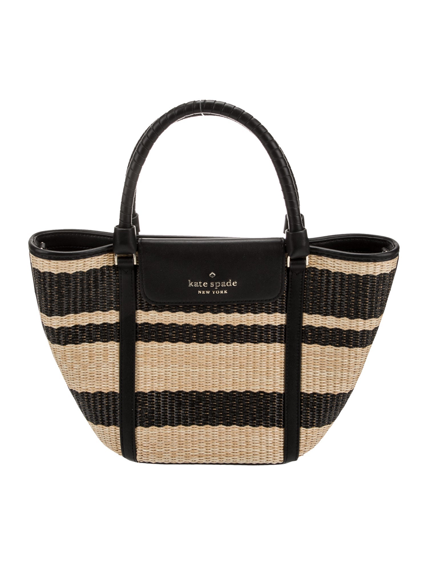 Kate Spade New York Raffia Top Handle Bag