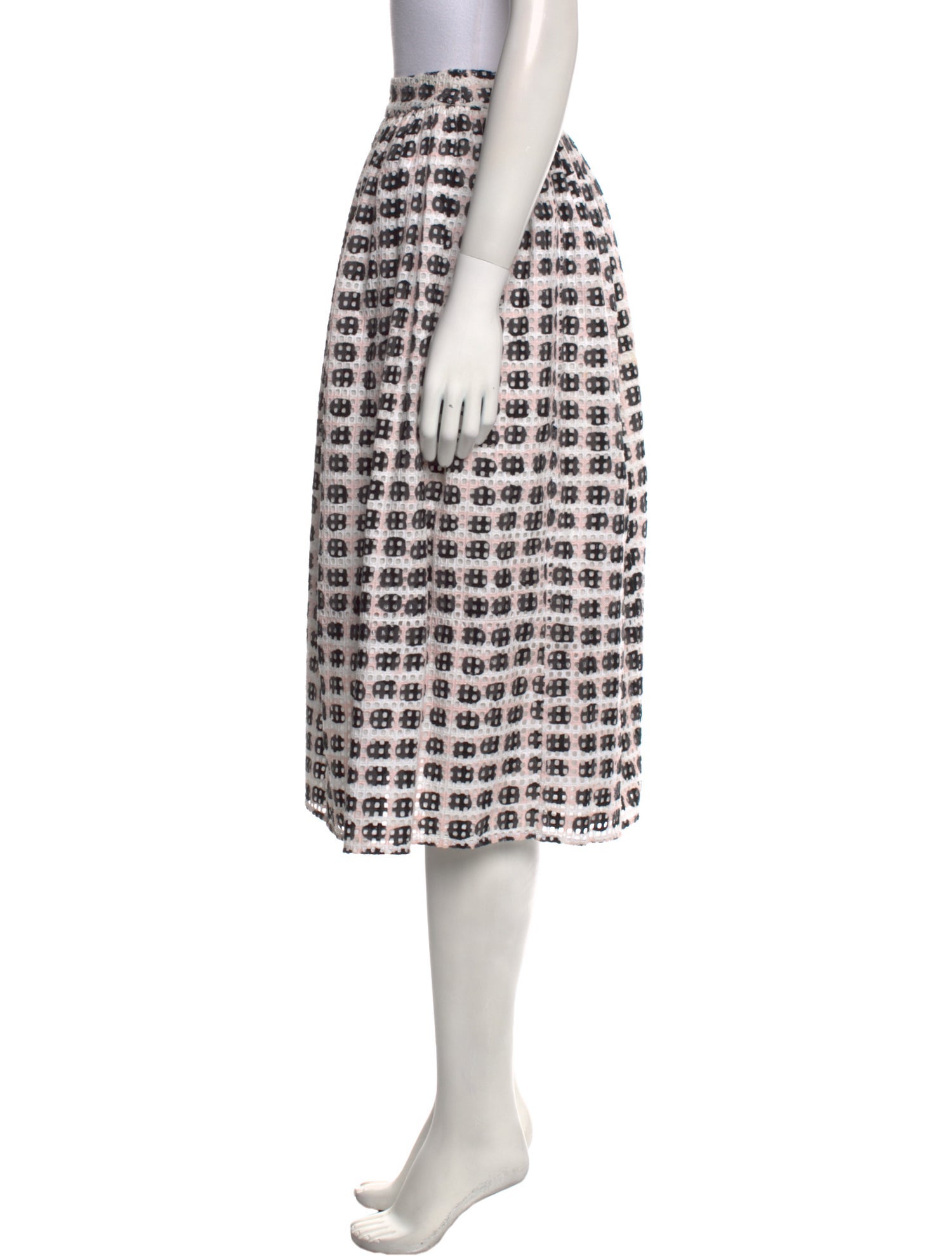 Kate Spade New York Eyelet Trim Skirt