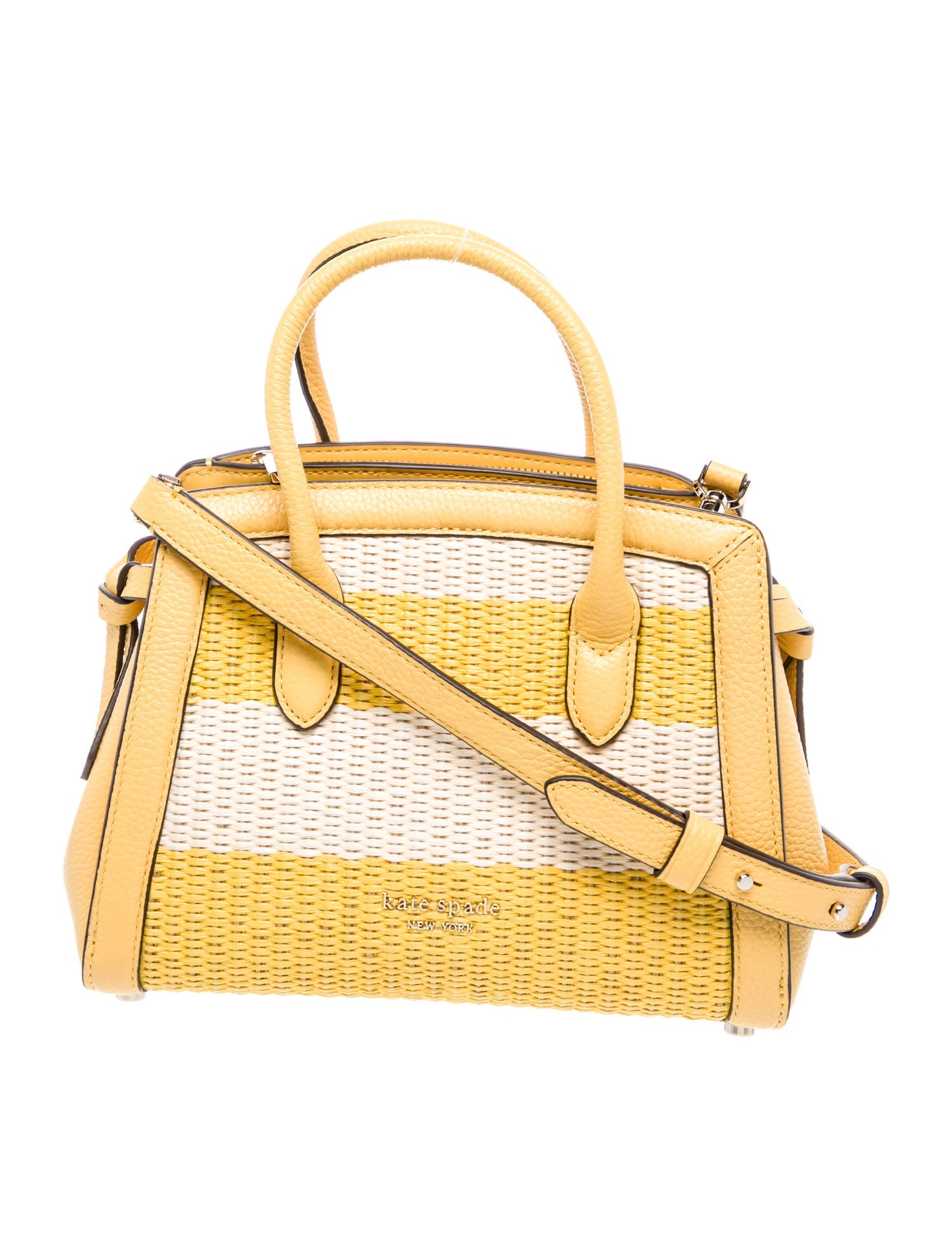 Kate Spade New York Raffia Top Handle Bag