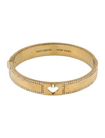 Kate Spade New York Crystal Hinged Bangle Bracelet