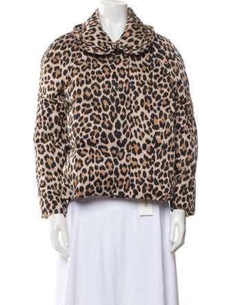 Kate Spade New York Animal Print Down Coat