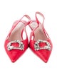 Kate Spade New York Satin Crystal Embellishments Slingback Pumps