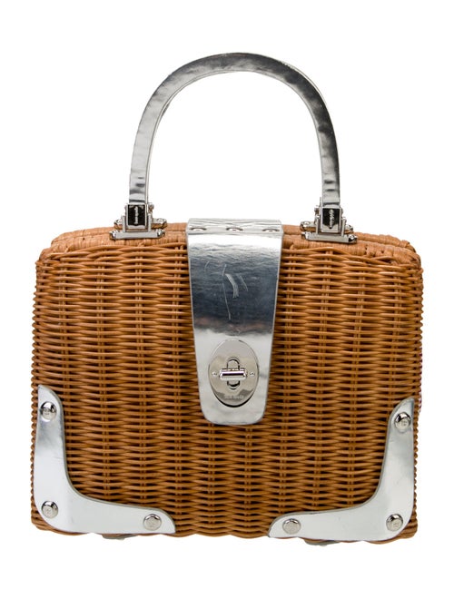 Kate Spade New York Wicker Top Handle Bag