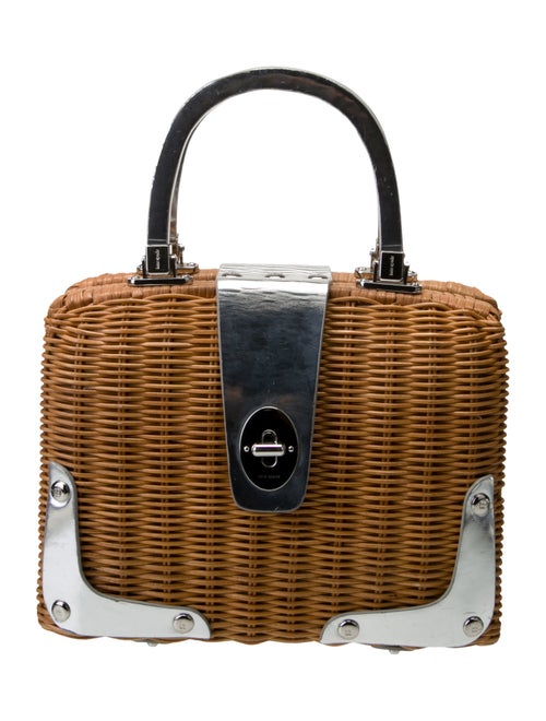 Kate Spade New York Wicker Top Handle Bag