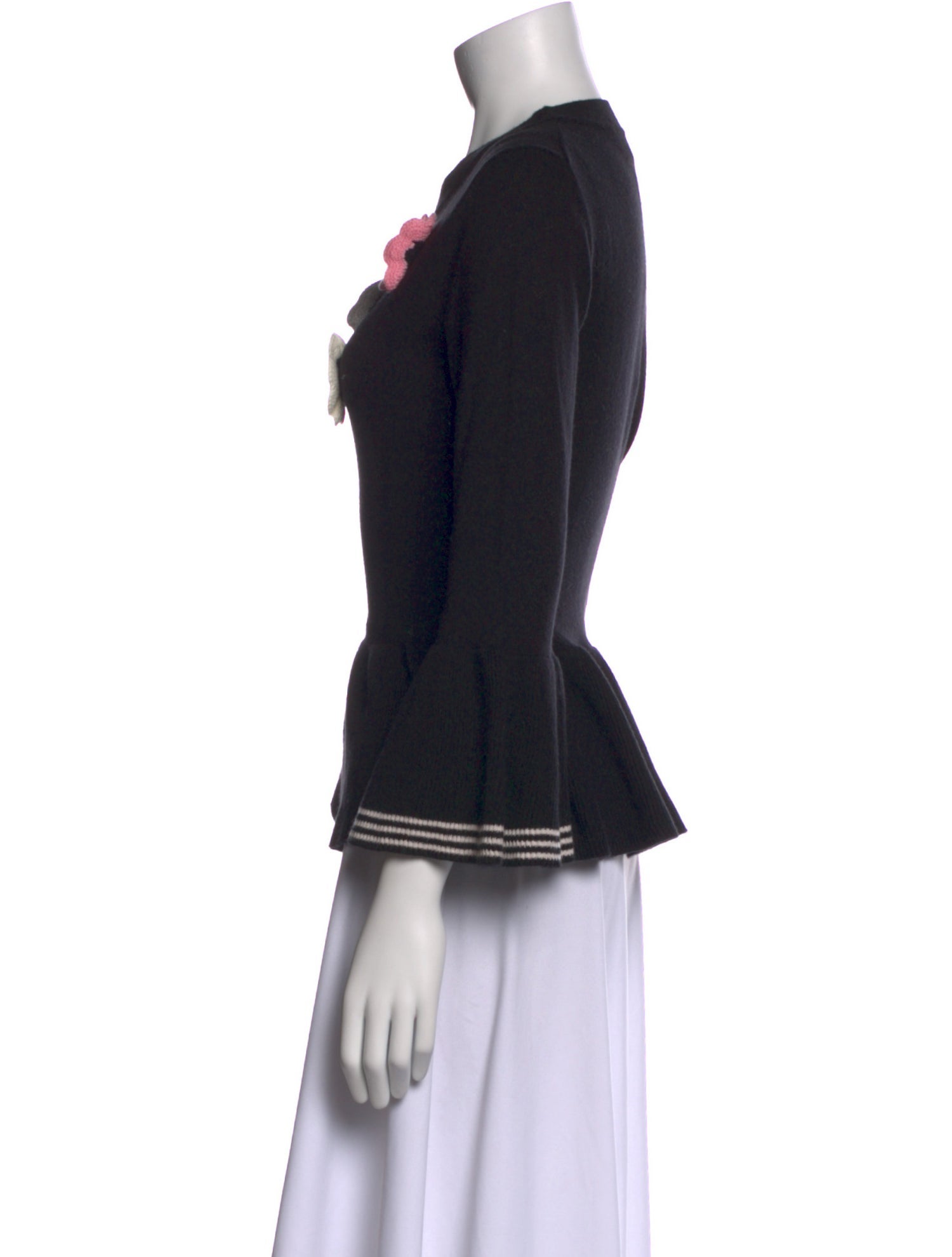 Kate Spade New York Graphic Print Crew Neck Sweater