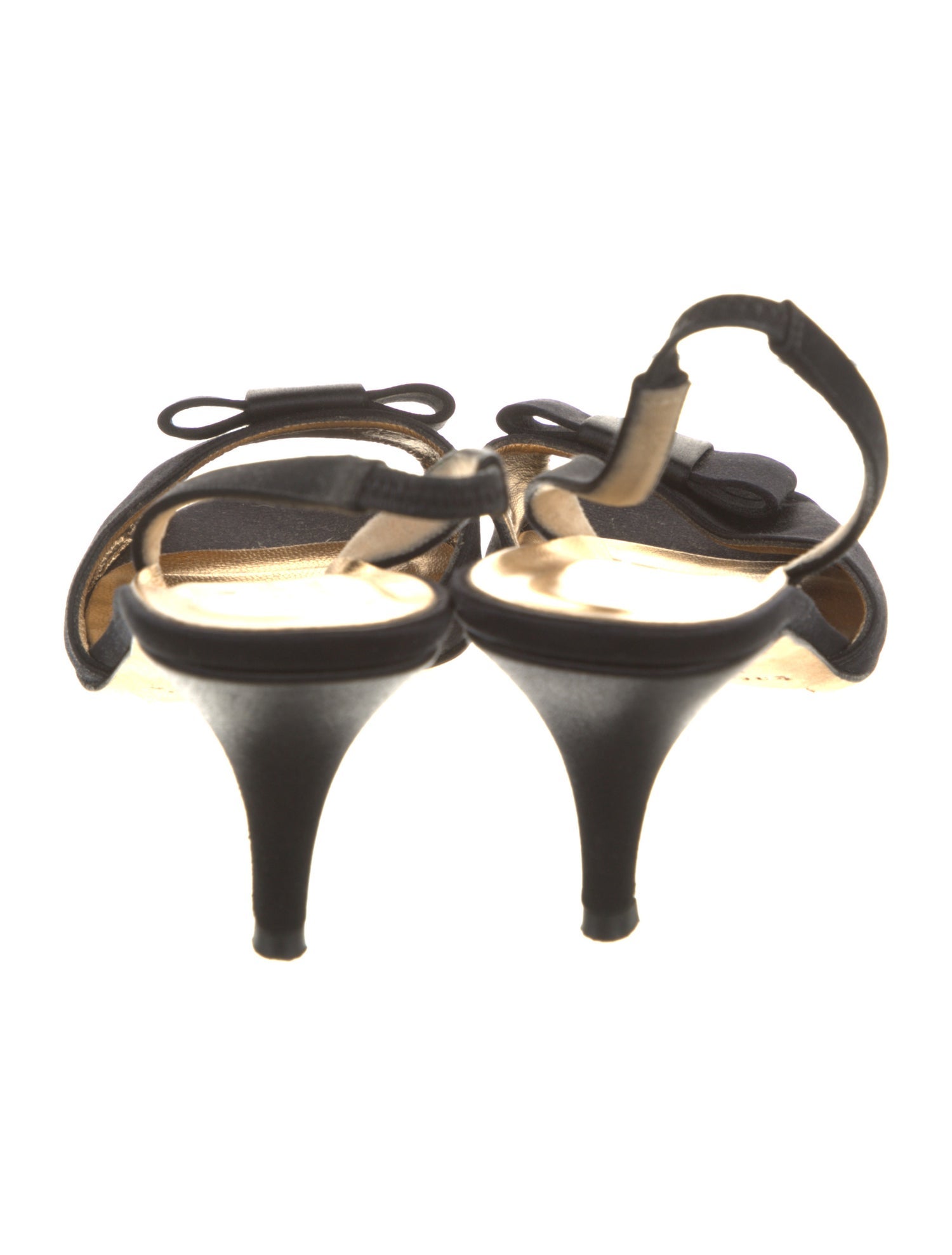 Kate Spade New York Satin Bow Accents T-Strap Sandals