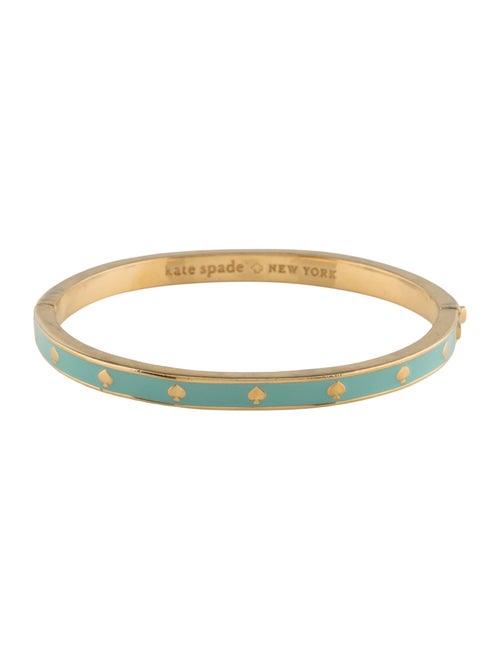 Kate Spade New York Spot The Spade Enamel Hinged Bangle
