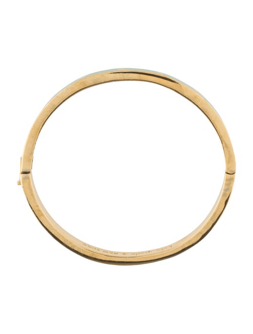 Kate Spade New York Spot The Spade Enamel Hinged Bangle
