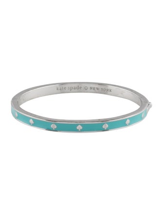 Kate Spade New York Spot The Spade Enamel Hinged Bangle