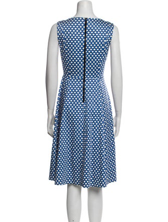 Kate Spade New York Polka Dot Print Knee-Length Dress