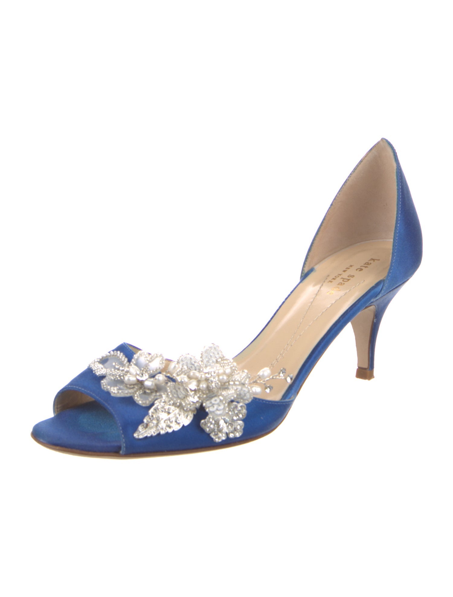 Kate Spade New York Satin Floral Print Sandals