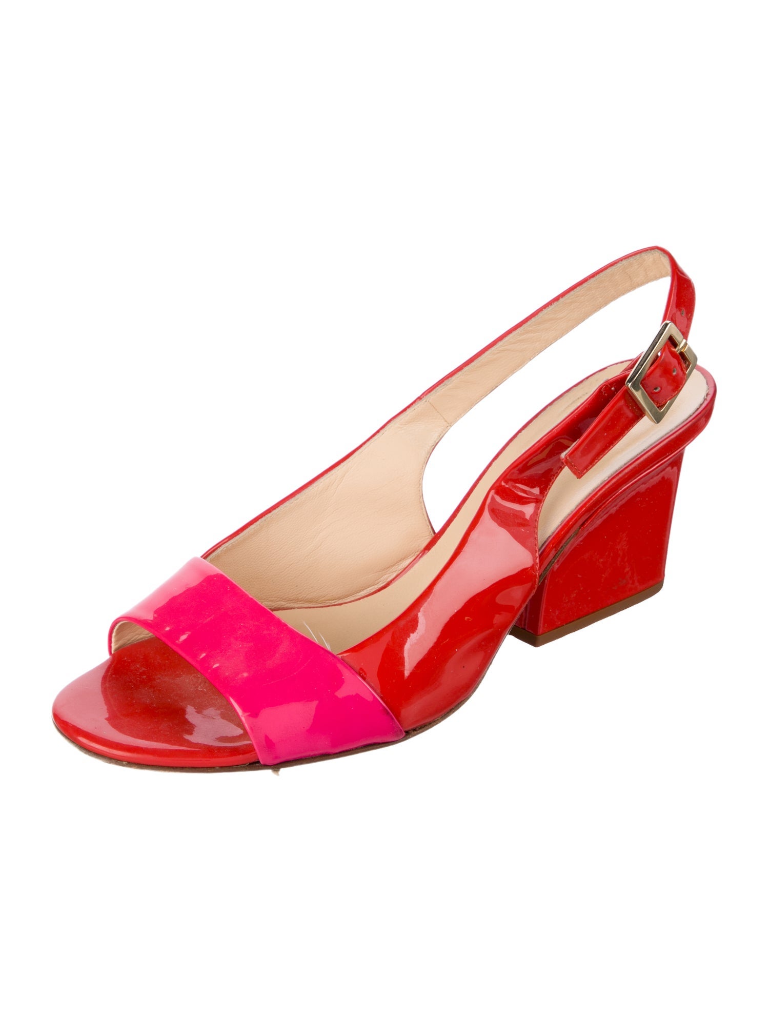 Kate Spade New York Patent Leather Slingback Pumps