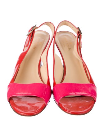Kate Spade New York Patent Leather Slingback Pumps