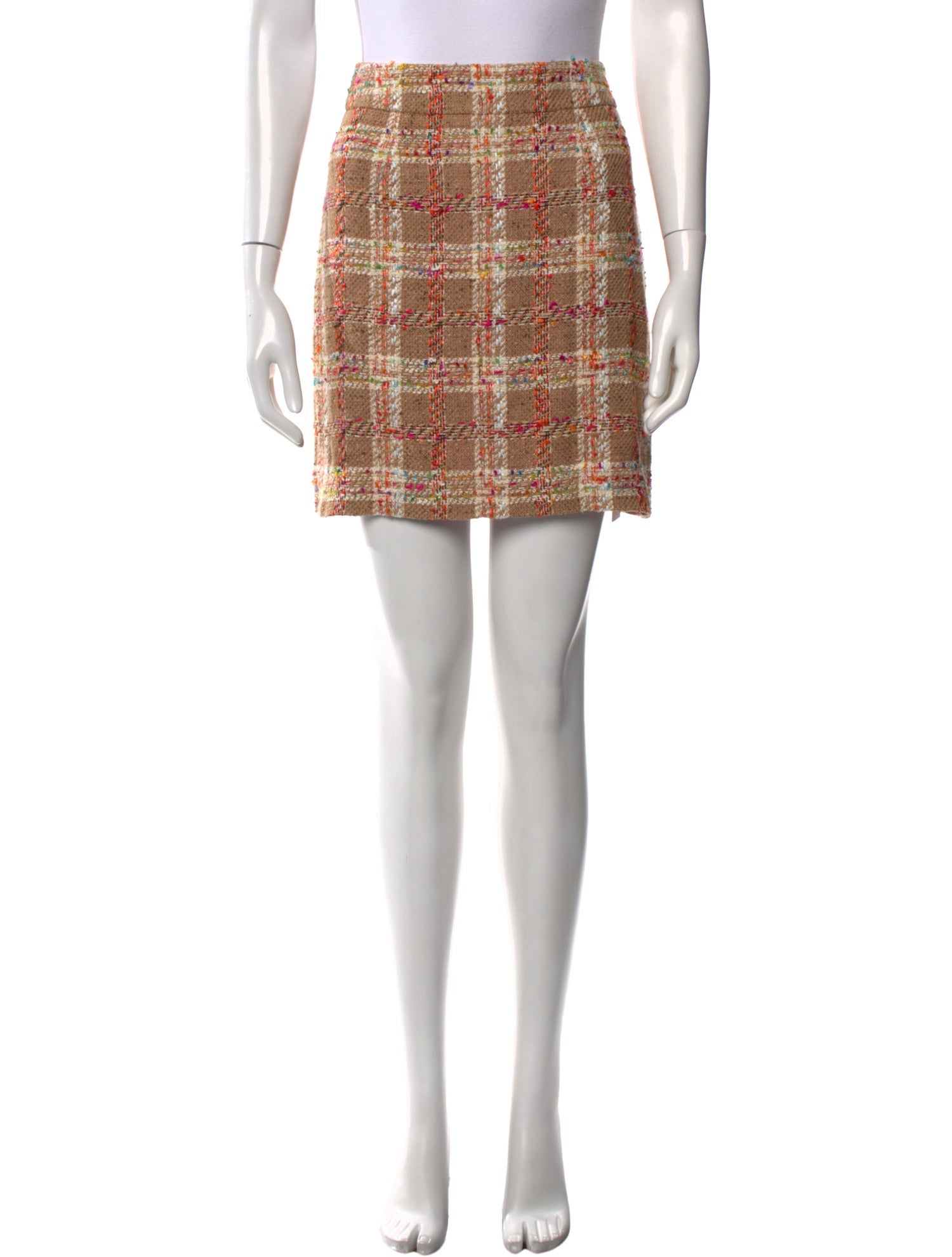 Kate Spade New York Plaid Print Mini Skirt
