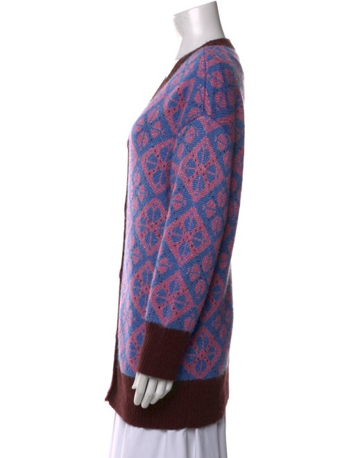 Kate Spade New York Printed V-Neck Sweater