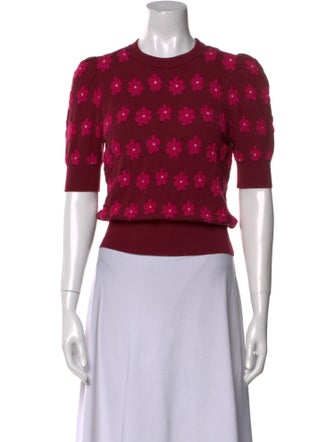Kate Spade New York Wool Floral Print Sweater