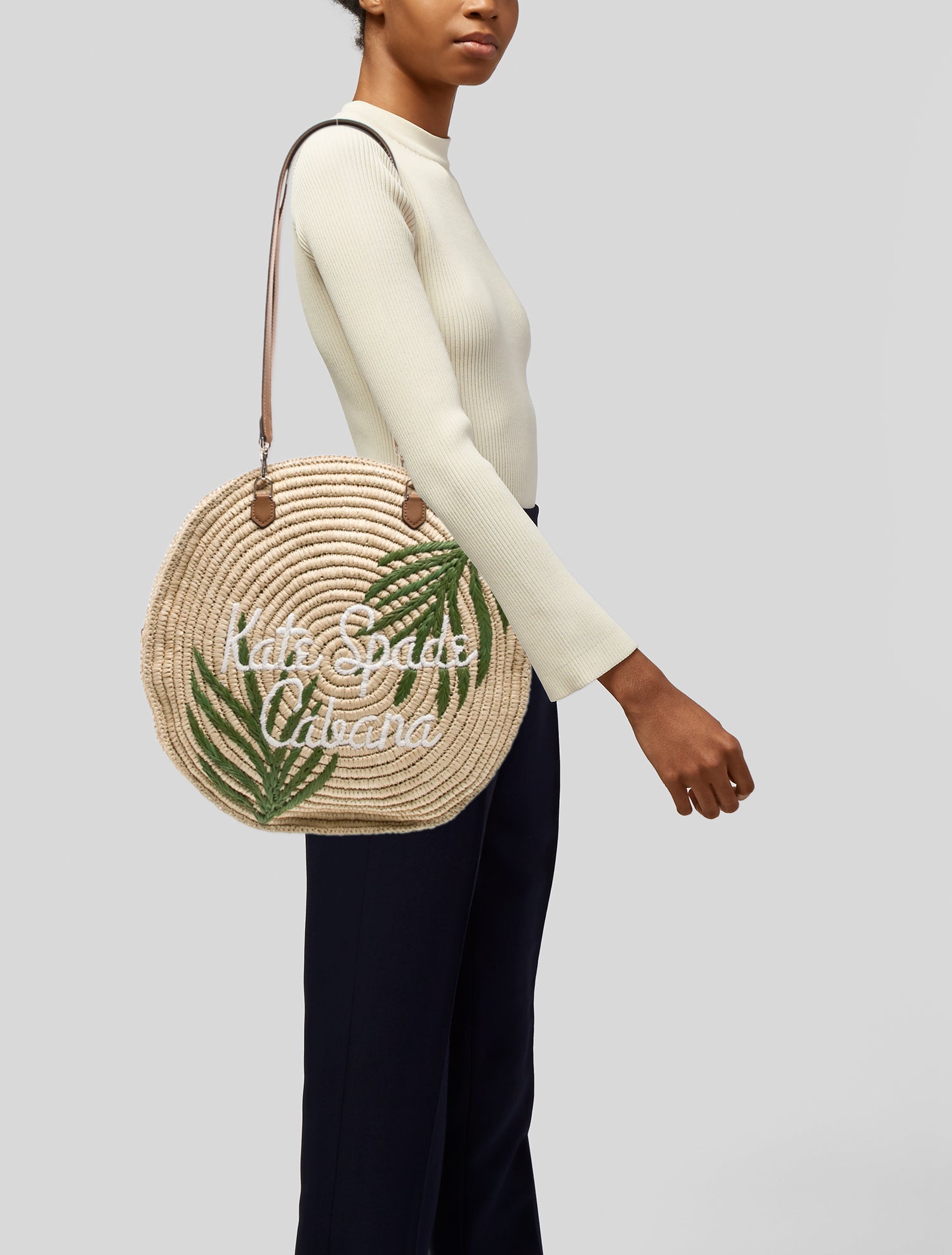 Kate Spade New York Straw Crossbody Bag