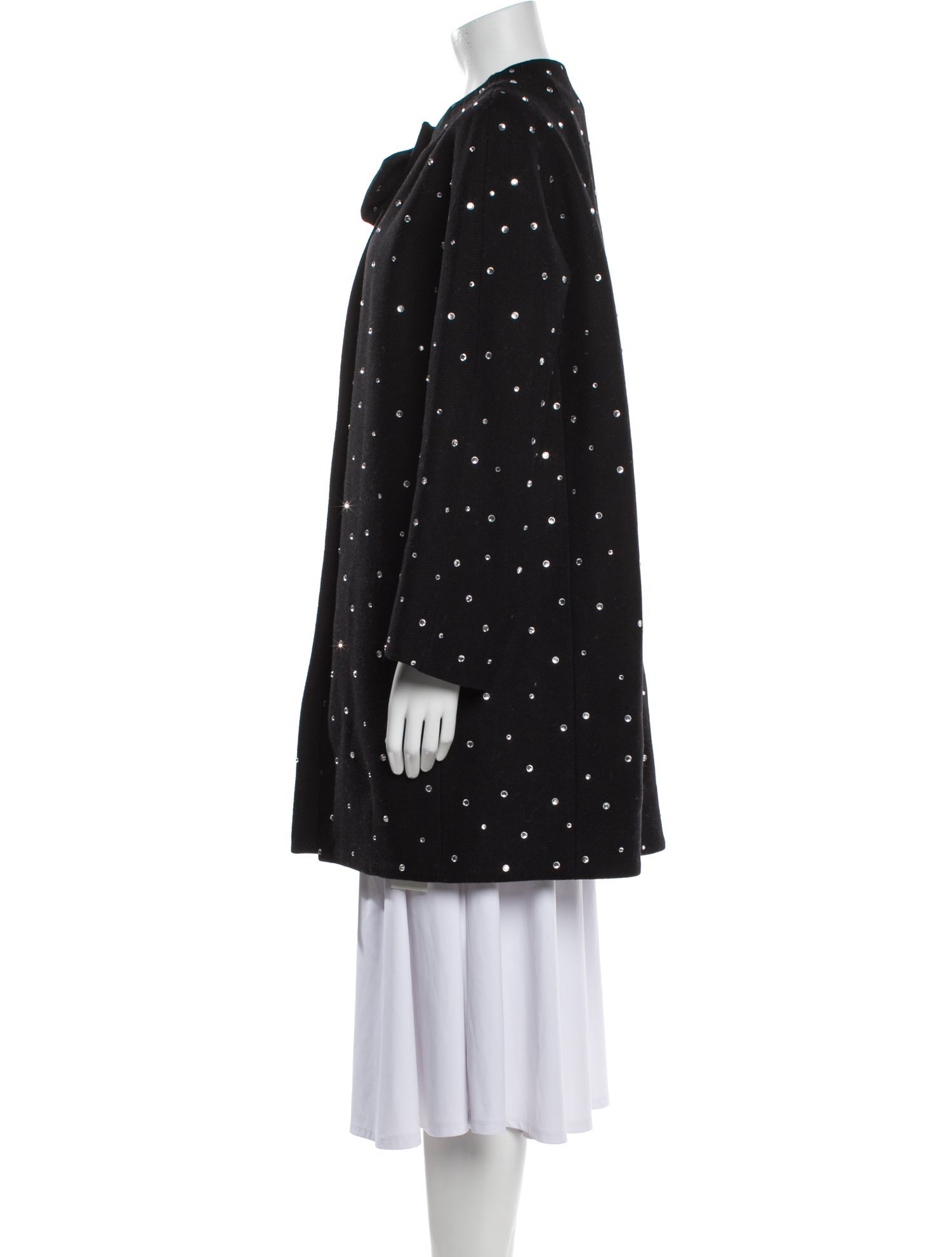 Kate Spade New York Wool Polka Dot Print Coat