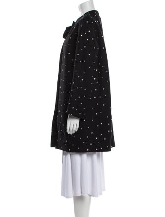 Kate Spade New York Wool Polka Dot Print Coat