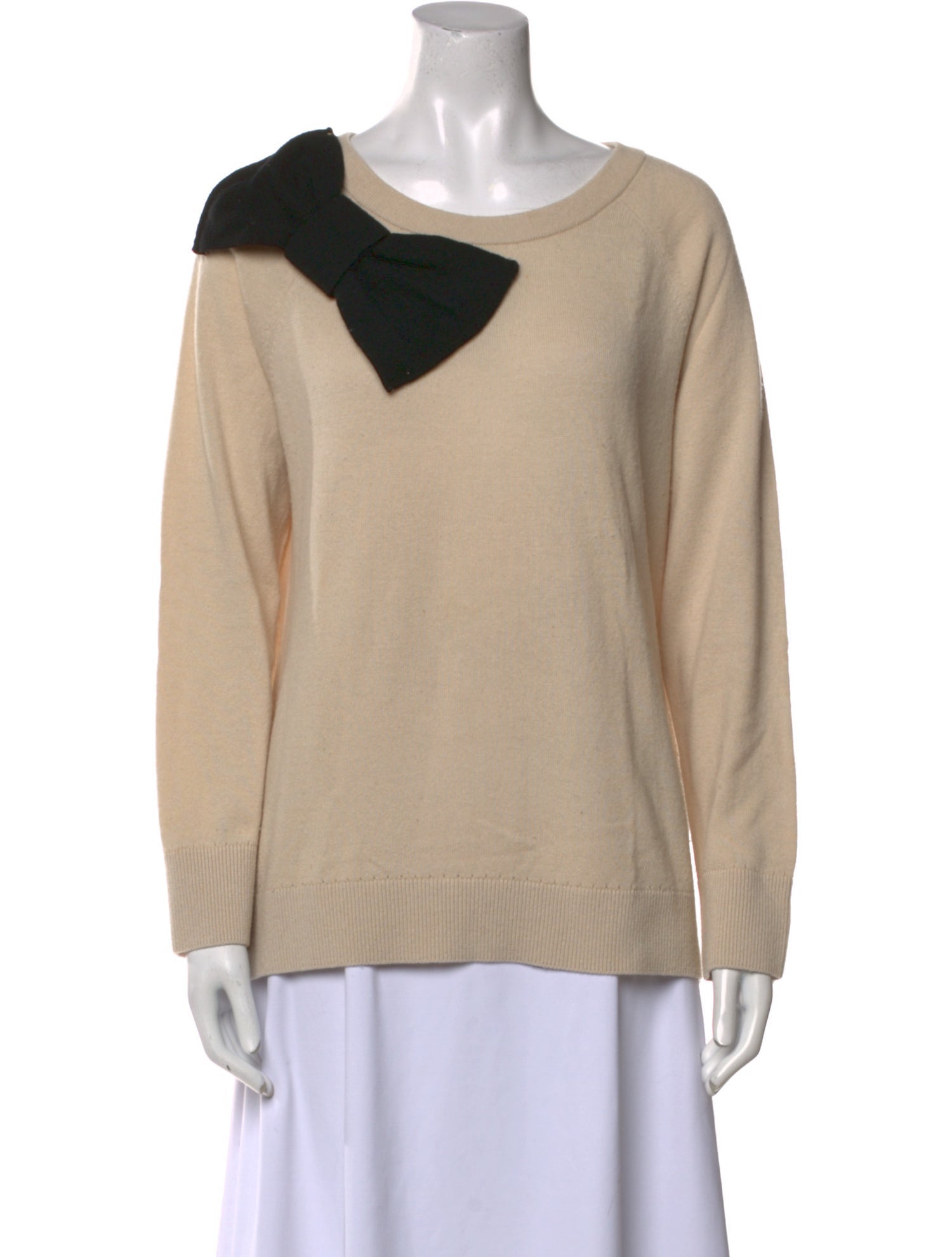 Kate Spade New York Colorblock Pattern V-Neck Sweater