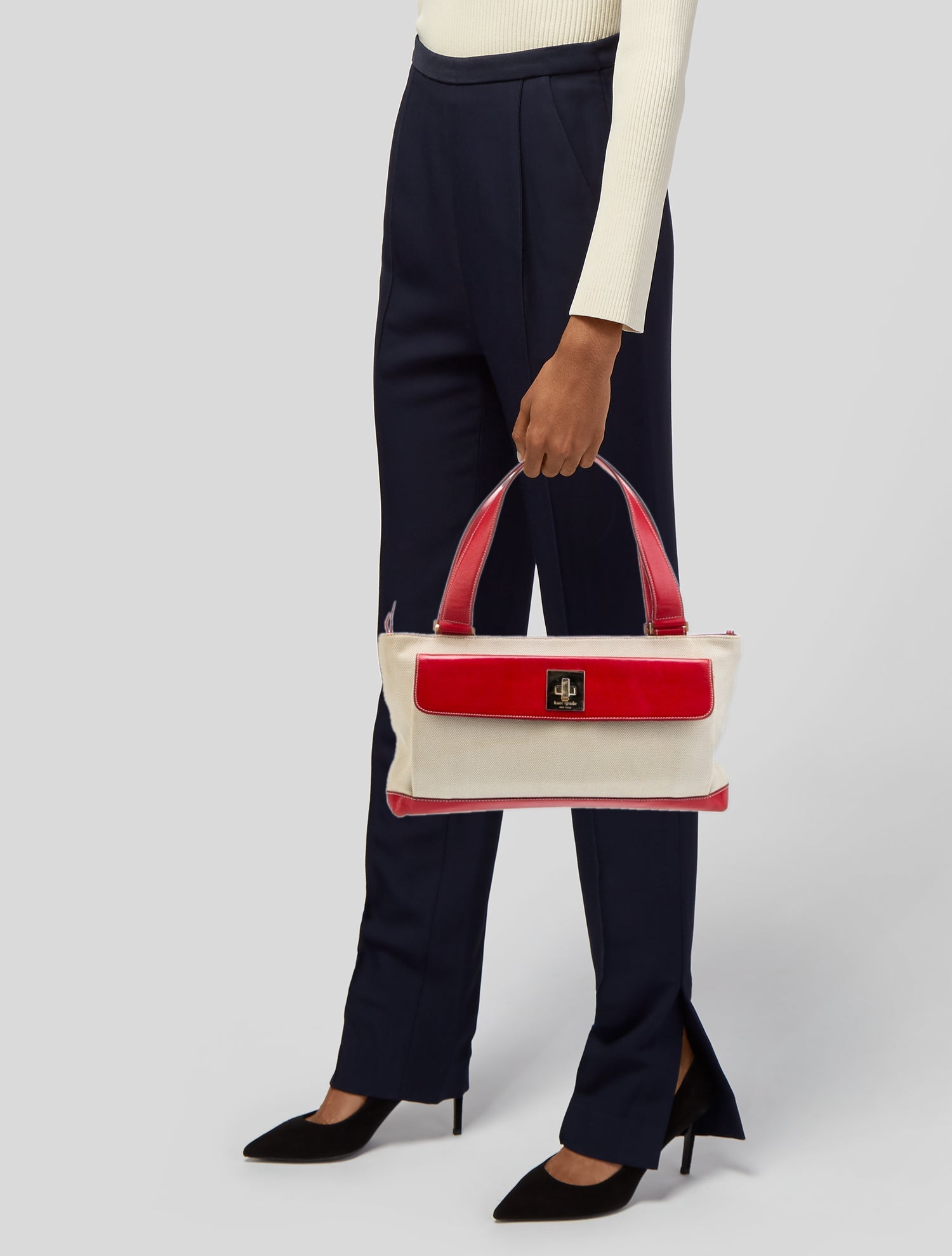 Kate Spade New York Canvas Top Handle Bag