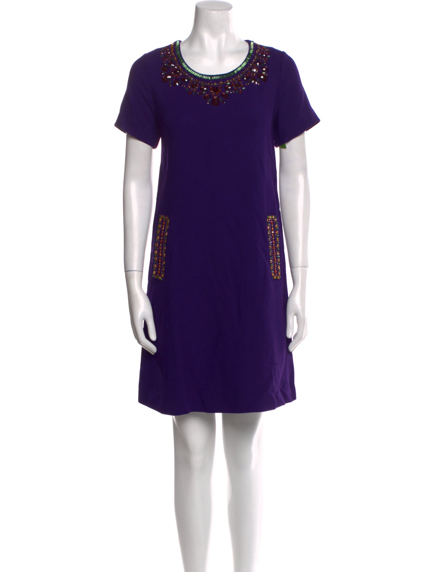 Kate Spade New York Scoop Neck Mini Dress