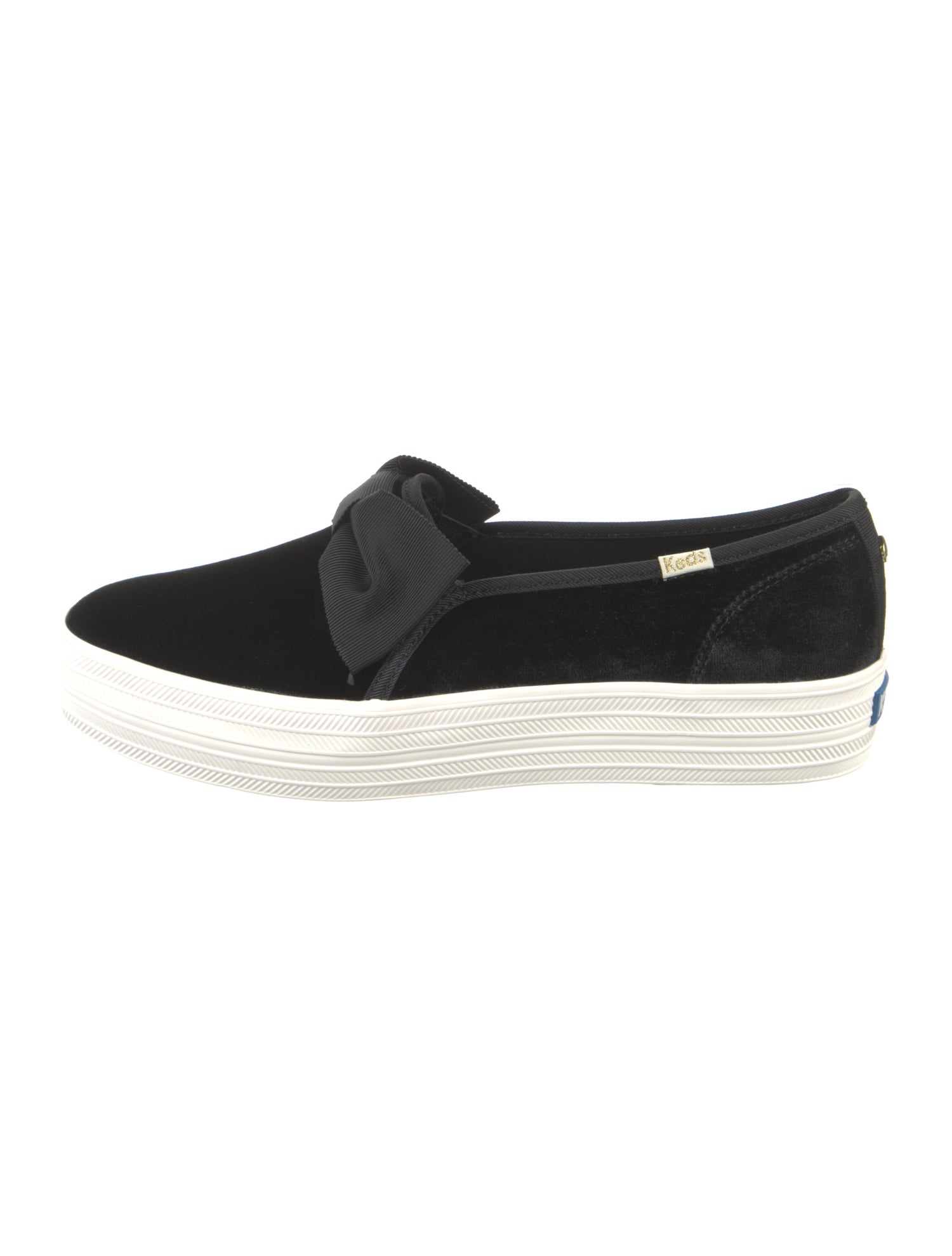 Kate Spade New York Velvet Bow Accents Sneakers